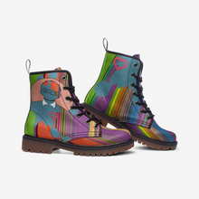 Load image into Gallery viewer, 'PuzzleBoy' Leather Lightweight boots