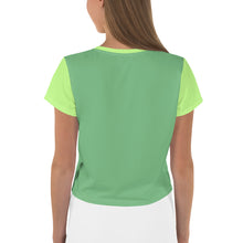 Load image into Gallery viewer, Green Crop Tee.