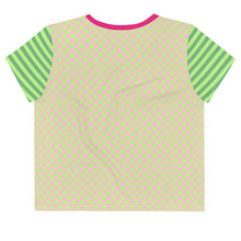 Load image into Gallery viewer, Pink Tearboy Crop Tee
