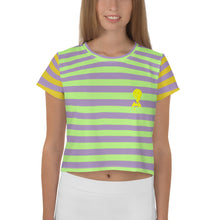 Load image into Gallery viewer, Mustard greenCrop Tee