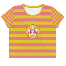 Load image into Gallery viewer, mustard all star Crop Tee