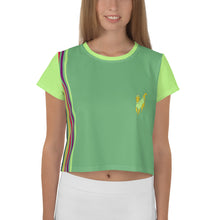 Load image into Gallery viewer, Green Crop Tee.