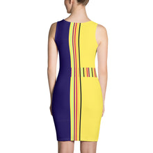 Load image into Gallery viewer, Blue yellow Dress.