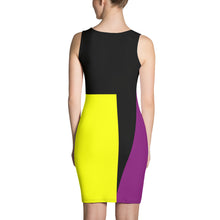 Load image into Gallery viewer, Geometric black Dress.