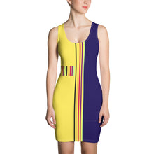 Load image into Gallery viewer, Blue yellow Dress.