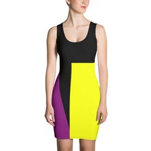 Load image into Gallery viewer, Geometric black Dress.