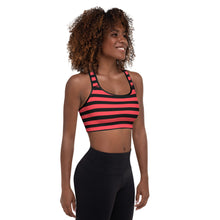 Load image into Gallery viewer, Stripes Padded Sports Bra