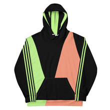 Load image into Gallery viewer, Neons black Hoodie.