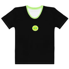 Load image into Gallery viewer, Green boy Black Women's T-shirt