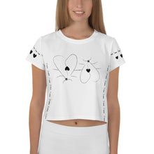 Load image into Gallery viewer, Hurt Print Crop Tee