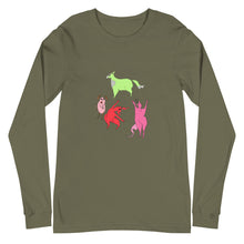 Load image into Gallery viewer, Doggy party Unisex Long Sleeve Tee