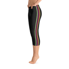 Load image into Gallery viewer, Black  Capri leggings.
