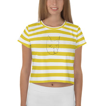Load image into Gallery viewer, pencil doggy  Crop Tee
