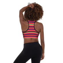Load image into Gallery viewer, Stripes Padded Sports Bra
