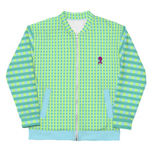 Load image into Gallery viewer, Purple boy Unisex Bomber Jacket

