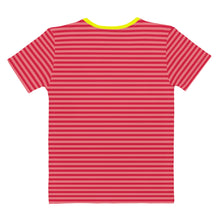 Load image into Gallery viewer, Red strips Women's T-shirt.
