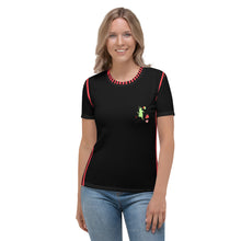 Load image into Gallery viewer, Doggies Black Women's T-shirt.(2)

