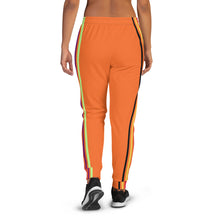 Load image into Gallery viewer, Colorful stripes Orange Joggers.
