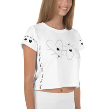 Load image into Gallery viewer, Hurt Print Crop Tee
