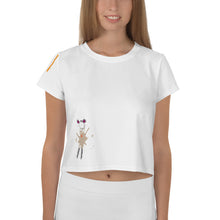 Load image into Gallery viewer, Mousy splatter Crop Tee
