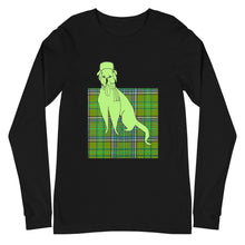 Load image into Gallery viewer, Green doggy  Unisex Long Sleeve Tee
