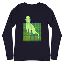Load image into Gallery viewer, Green doggy  Unisex Long Sleeve Tee
